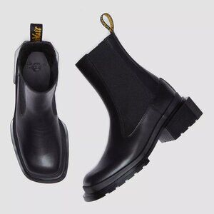 NEW Dr. Martens Maybole Square Toe Chelsea Boots in Black